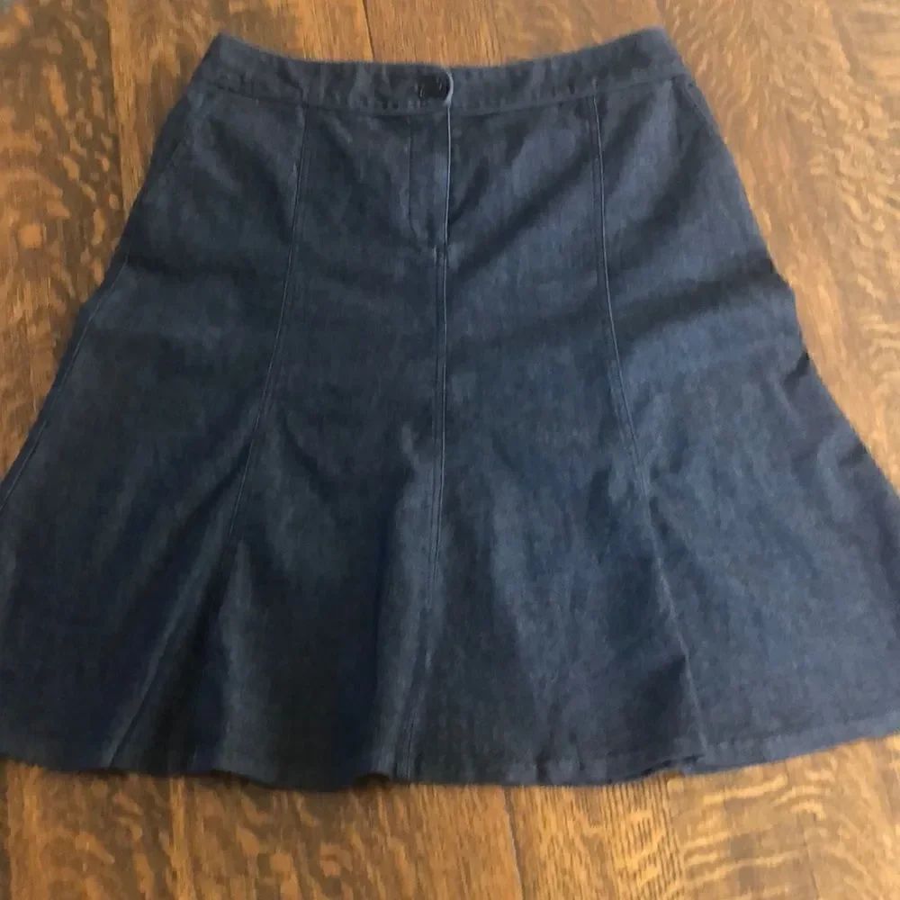 Sandro Sport Dark Gray Wash Flared Skirt